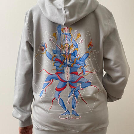Hooded Unisex Sweat: Blue Dancer