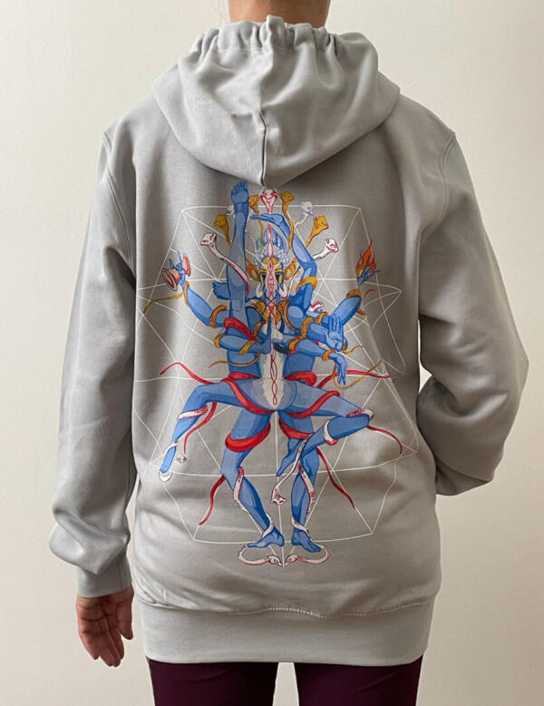 Hooded Unisex Sweat: Blue Dancer